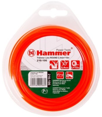   HAMMER 216-105 TL Round 2.4 . 15 . 