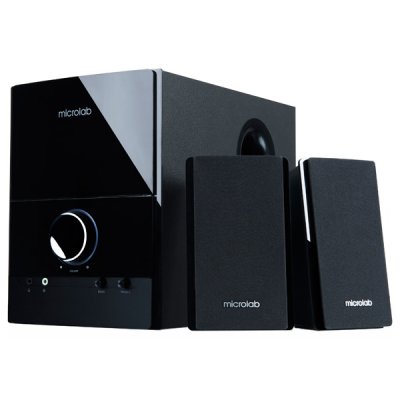  Microlab M300 2.1 Black (2x10W +Subwoofer 20W)