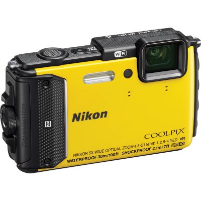  Nikon Coolpix AW130 Yellow (16Mp, 5x zoom, SD, USB, 3", GPS+, )