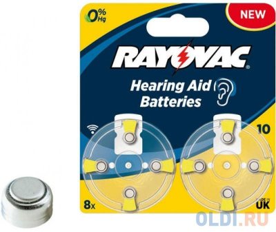  Varta Rayovac acoustic Type 10 8  Hearing Aid PR70 PR-48