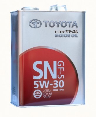   TOYOTA Motor Oil SN 5W-30, HC-, 4 , (08880-10705)