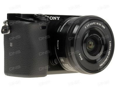  Sony Alpha ILCE A6000LB black 24Mpix 16-50mm 3" SDXC SDHC   