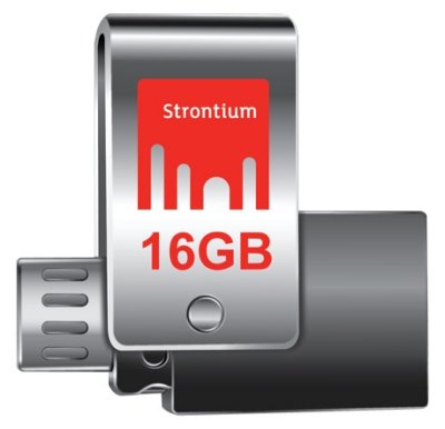  Strontium Nitro Plus (SR16GSLOTG1Z) USB3.0/USB micro-B OTG Flash Drive 16Gb