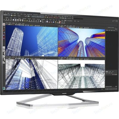  40" PHILIPS BDM4065UC/00 Silver-Black (VA, UHD, 3840x2160, 3(8.5) ms, 176/176, 300 cd/m, 5