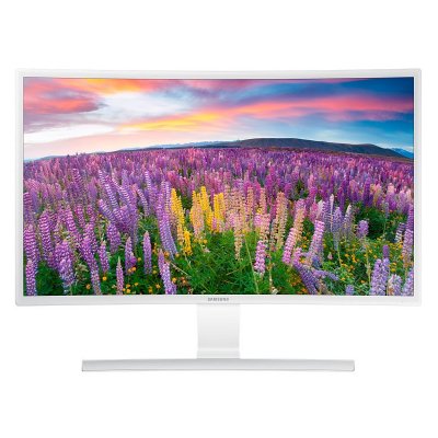  27" Samsung S27E591C White (VA, LCD, LED, 1920x1080, 4 ms, 178/178, 250 cd/m, 3`000:1, +HD