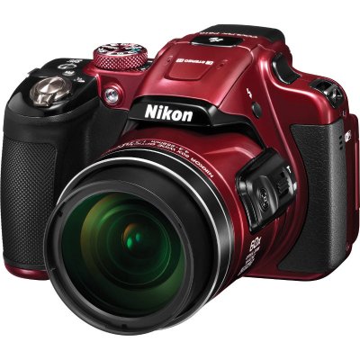  Nikon Coolpix P610 Red (16.0Mp, 60x zoom, 3", SDXC, WiFi/NFC. GPS//QZSS)