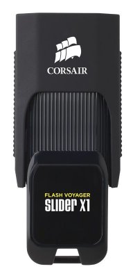 Corsair Usb  () Voyager Slider X2 64Gb Black Blue Usb3.0 (Cmfsl3X2-64Gb)