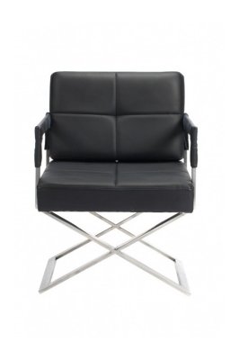  DG Home Aster X Chair Black Leather