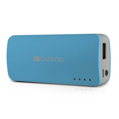  Canyon CNE-CPB44Y Yellow color portable battery charger with 4400mAh, micro USB input 5V