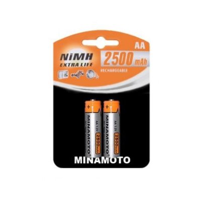  Minamoto AA 2500 mAh NiMH BL2