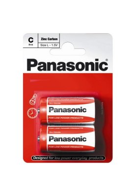  Panasonic Zinc Carbon R14RZ/2BP 2 