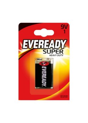  Energizer "Eveready Super Heavy Duty 9V" , , 1 