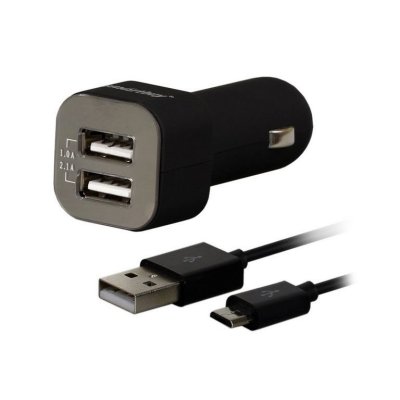 Smartbuy   Amper Combo 2xUSB 3.1A + MicroUSB SBP-1650 Black