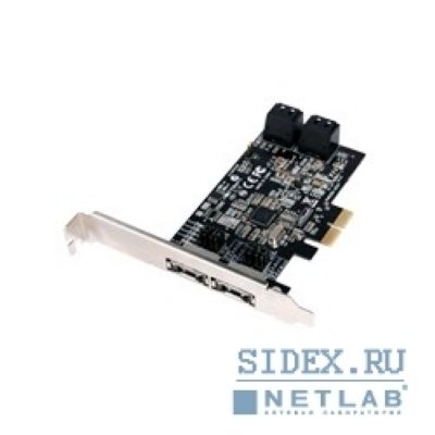  STLab (A520) PCI-Ex2, SATA 6Gb/s, 2port-ext, 4port-int, RAID, RTL