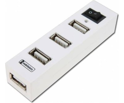  USB HB-73 USB 4 ports White