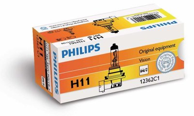   PHILIPS H11 Vision 3100K 12V 55W, 1 , 12362PRC1