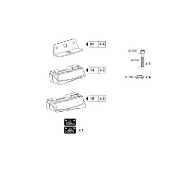     Thule Rapid System (3013) PEUGEOT 307