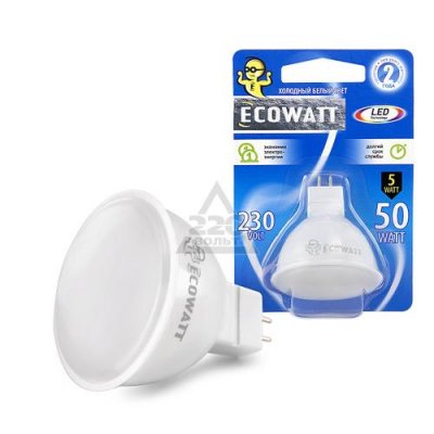   ECOWATT JCDR 230  5(50)W 4200K GU5.3