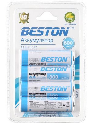  AA - BESTON 800 mAh NiCd (4 )