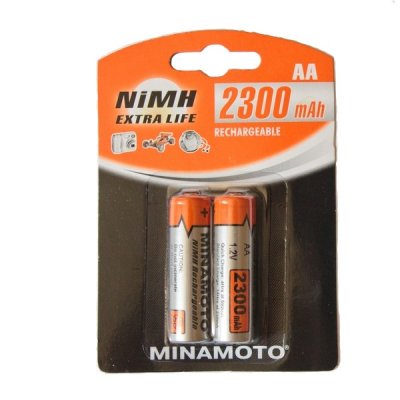  AA - MINAMOTO 2300 mAh NiMH (2 )