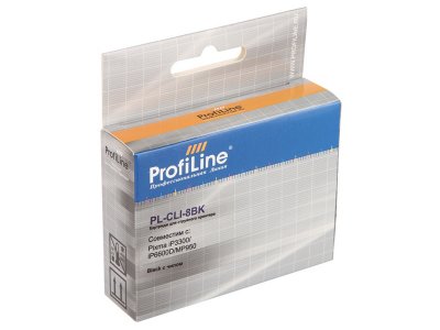  ProfiLine PL-CLI-8BK  Canon Pixma iP6600D/MP950 Black