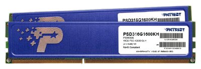   Patriot Memory PC3-12800 DIMM DDR3 1600MHz CL11 - 16Gb KIT (2x8Gb) PSD316G1600KH