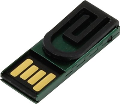   USB Flash Drive 8Gb - Iconik for Your Logo Green MTPL-CLAMPBL-8GB