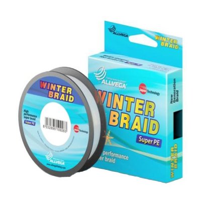  Allvega Winter Braid Strands 30m 0.08mm Grey