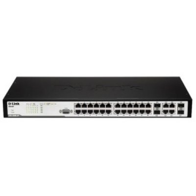   D-Link DES-3200-28F Switch 24port (24SFP + 4Combo 1000BASE-T/SFP)