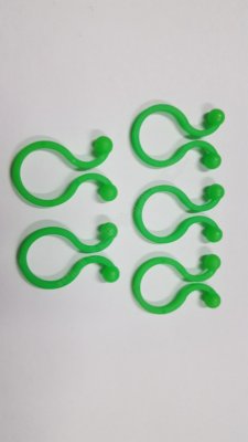 Phobya Single Twist Lock UV-Green up to 13mm (5 pieces)