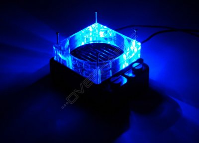 TFC Xtender - Radiator Shroud 120mm - BLUE LED