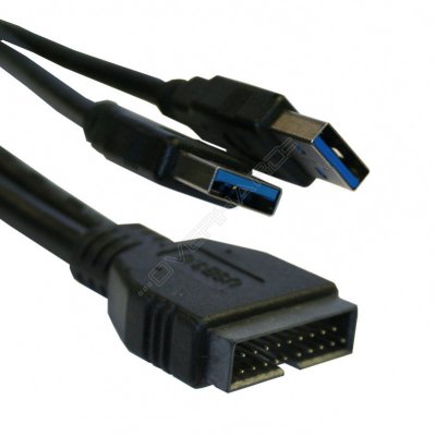  Nanoxia USB 3.0, 19-pin   2 x Type-A 