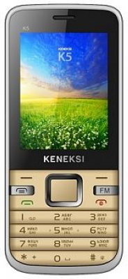   KENEKSI K5 Golden 2.4" 320x240 2 Sim Bluetooth  K5 Golden