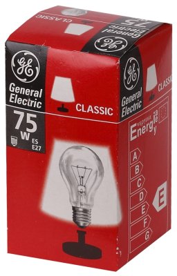  General Electric A50 75W E27 CL 97209