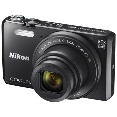  Nikon Coolpix S7000 Black (16.1Mp, 20x zoom, 3", SDXC, WiFi)