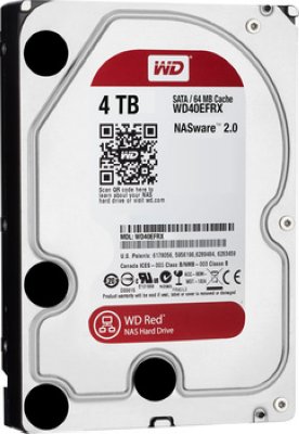    3,5" 4000Gb Western Digital (WD40EFRX) 64Mb IntelliPower SATA3 Red