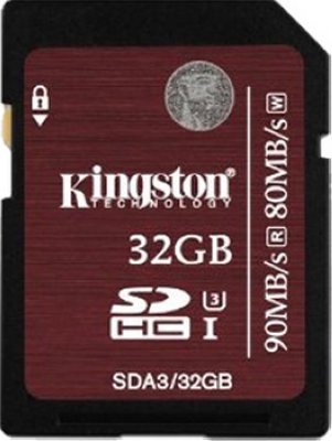   SecureDigital SecureDigital 32Gb Kingston Ultimate SDHC UHS-I U3 (SDA3 / 32GB)