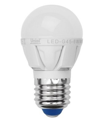    Uniel Palazzo E27 6W 4500K LED-C37-6W/NW/E27/FR ALP01WH