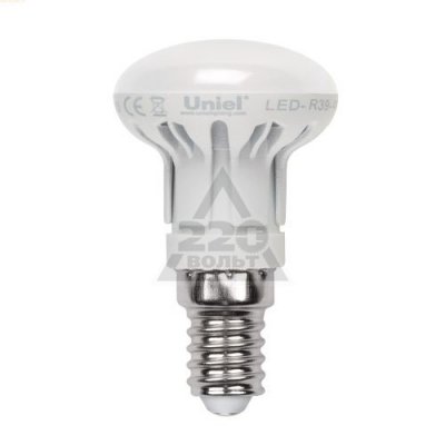    Uniel Palazzo E14 6W 3000K LED-G45-6W/WW/E14/FR ALP01WH