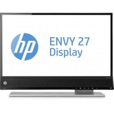  HP 27" ENVY Black IPS LED 5ms 16:9 DVI HDMI 3D Pivot 3M:1 250cd 170  160  HDTV 3.91 