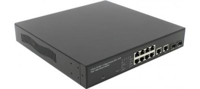  MultiCo (EW-P5882IW) Web Smart Fast E-net Switch (8UTP 10/100M PoE +2Combo 1000BASE-T/SFP