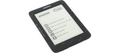   Digma T646 (Black) (6", mono, 1024x758, 4Gb, FB2/PDF/DJVU/RTF/CHM/EPUB/JPG/BMP, mi