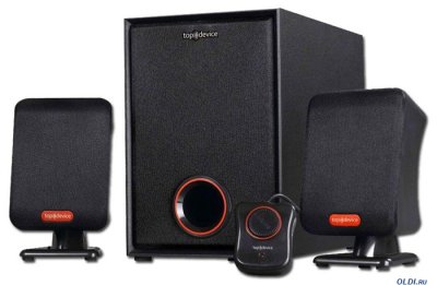  TopDevice TDM-305 (2.1 Channel Surround, 20W, 55Hz-18kHz, Black)( DRDRTDM305BLACK)