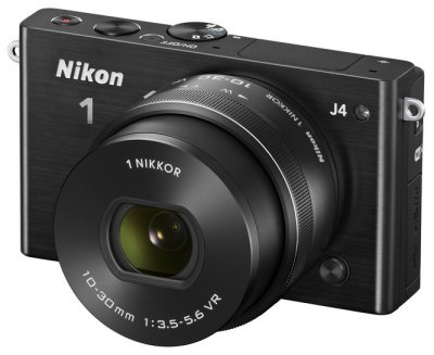  Nikon 1 J4 Black + 10-30 PD Zoom (18.4Mp, 3", 1080P, WiFi) ( )