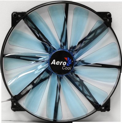  Aerocool Lightning Blue Edition [200mm, 700rpm, 16.5dBa]