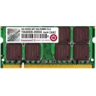   SO-DIMM DDR-II 2048Mb PC2-5300(667Mhz) Transcend JetRam (JM667QSU-2G)