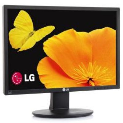  22" LG E2210T-BN Black, LED-, 250cd/m2, 5000000:1DFC, 5ms, DVI, TFT Wide Flatron