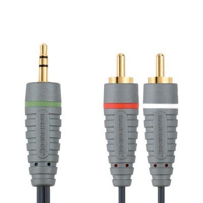   Bandridge BAL3402 3.5mm M - 2x RCA M 2m