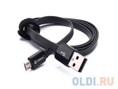  USB-microUSB Zetton Flat (ZTLSUSBFCMCFB), 