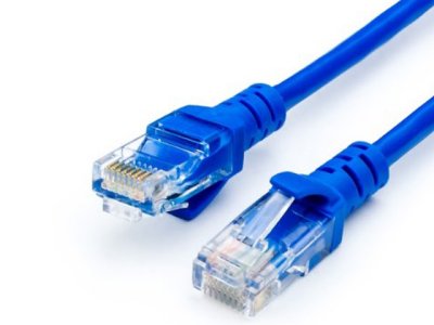    ATcom RJ45 CAT-5e UTP 1m  9160 Blue